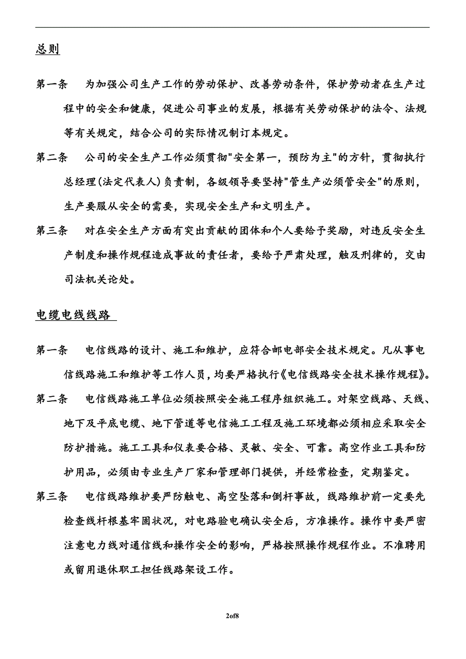 某某公司安全管理制度_第2页