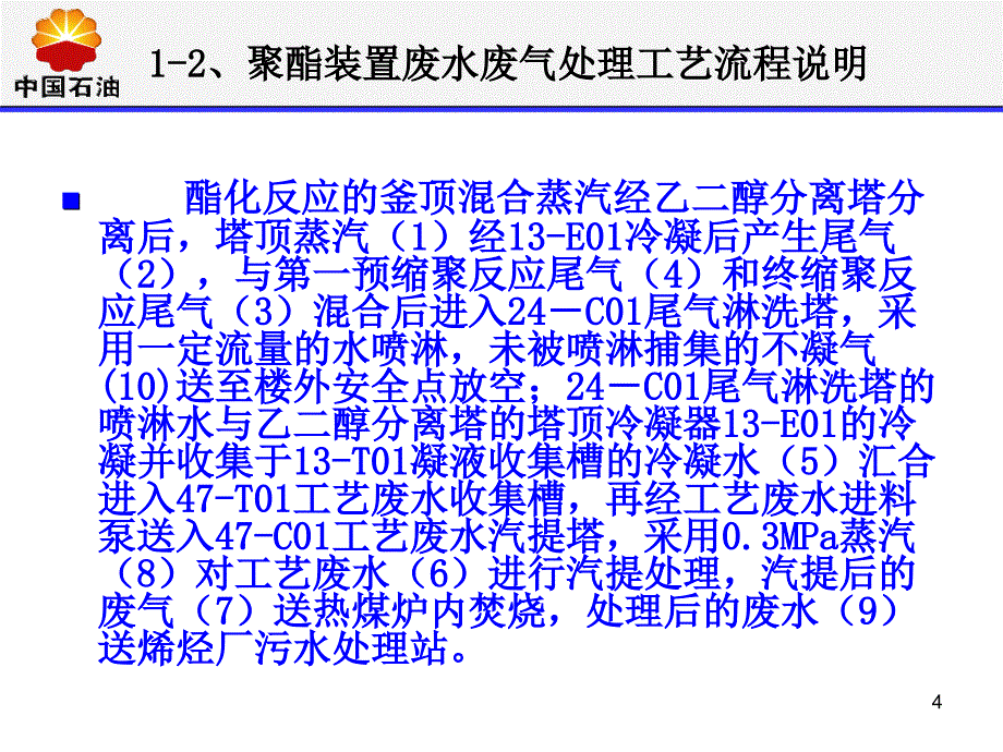 聚酯生产废水废气工艺处理_第4页