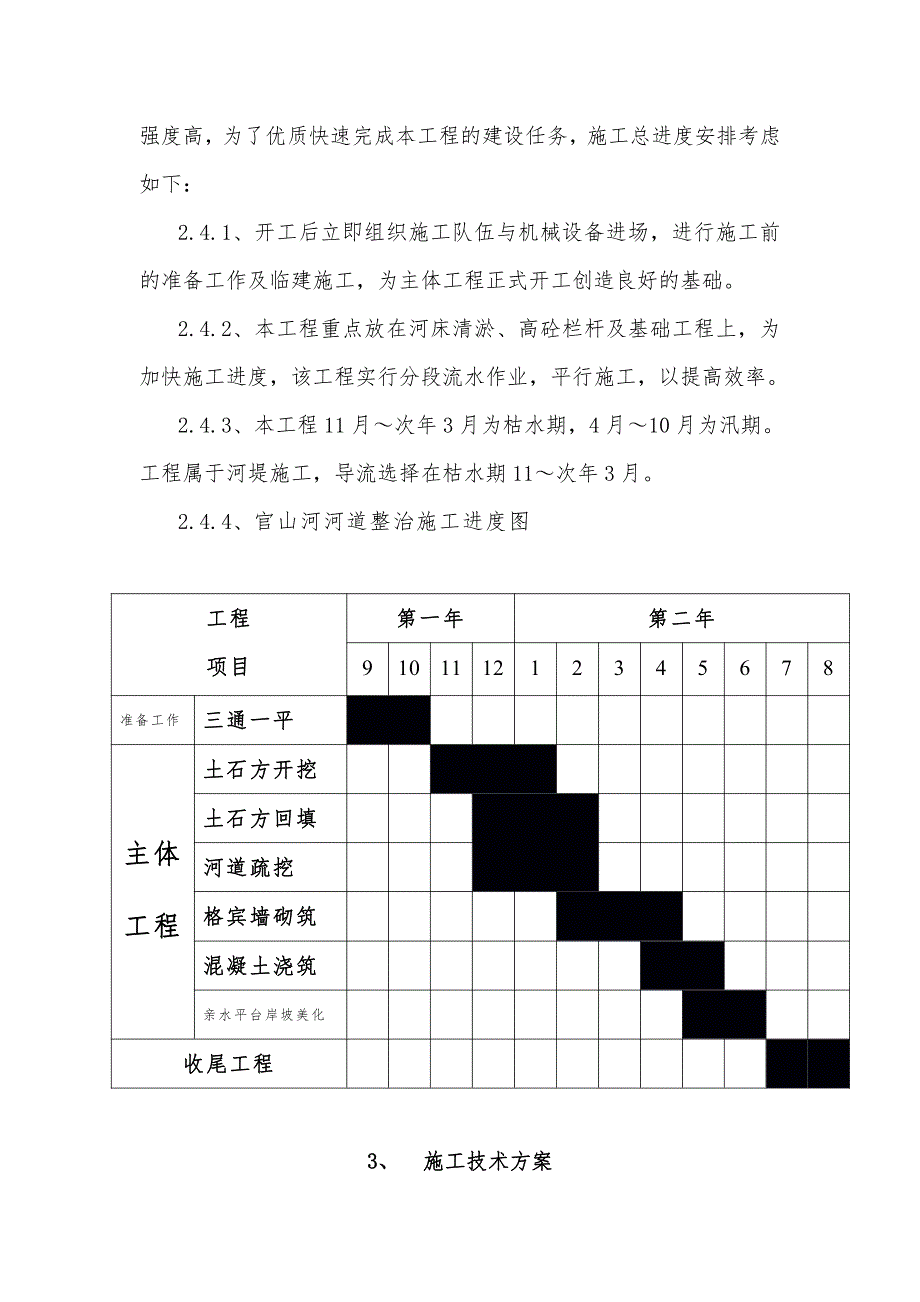 河道治理施工方案._第3页