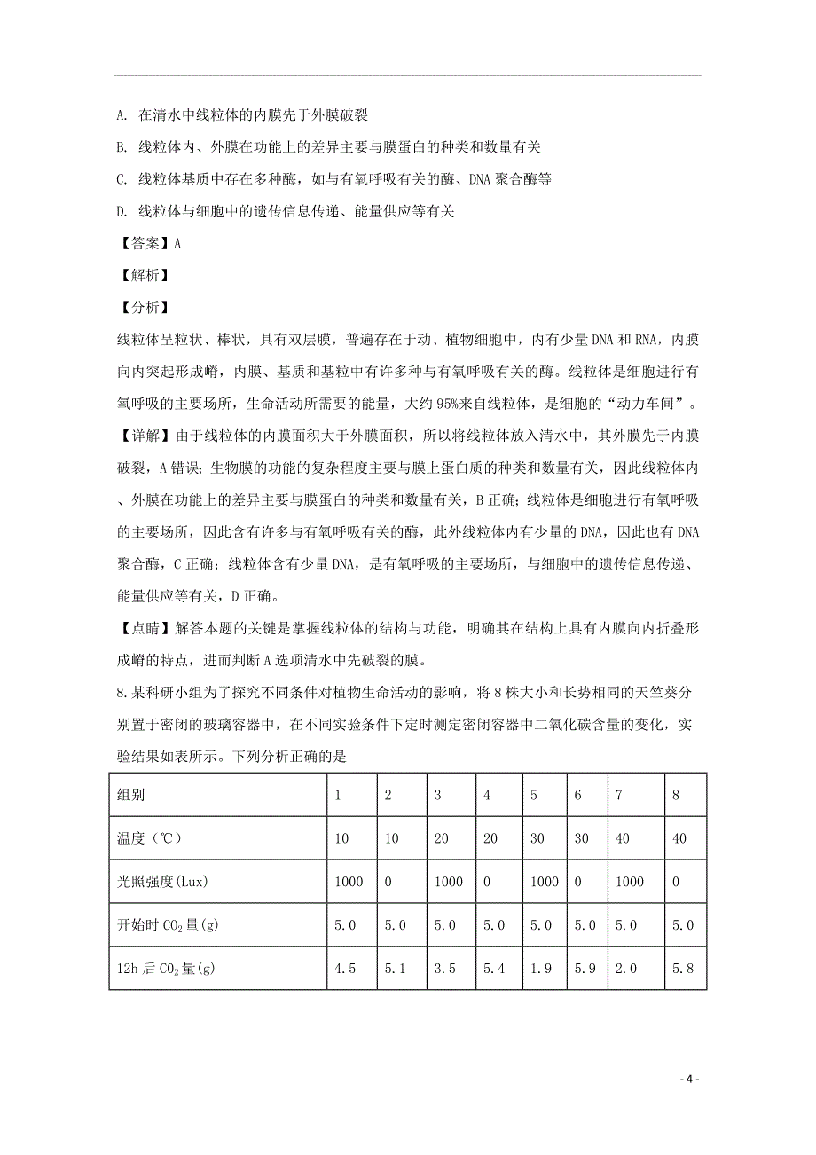 海南省2018届高三生物第五次月考试题（含解析）_第4页