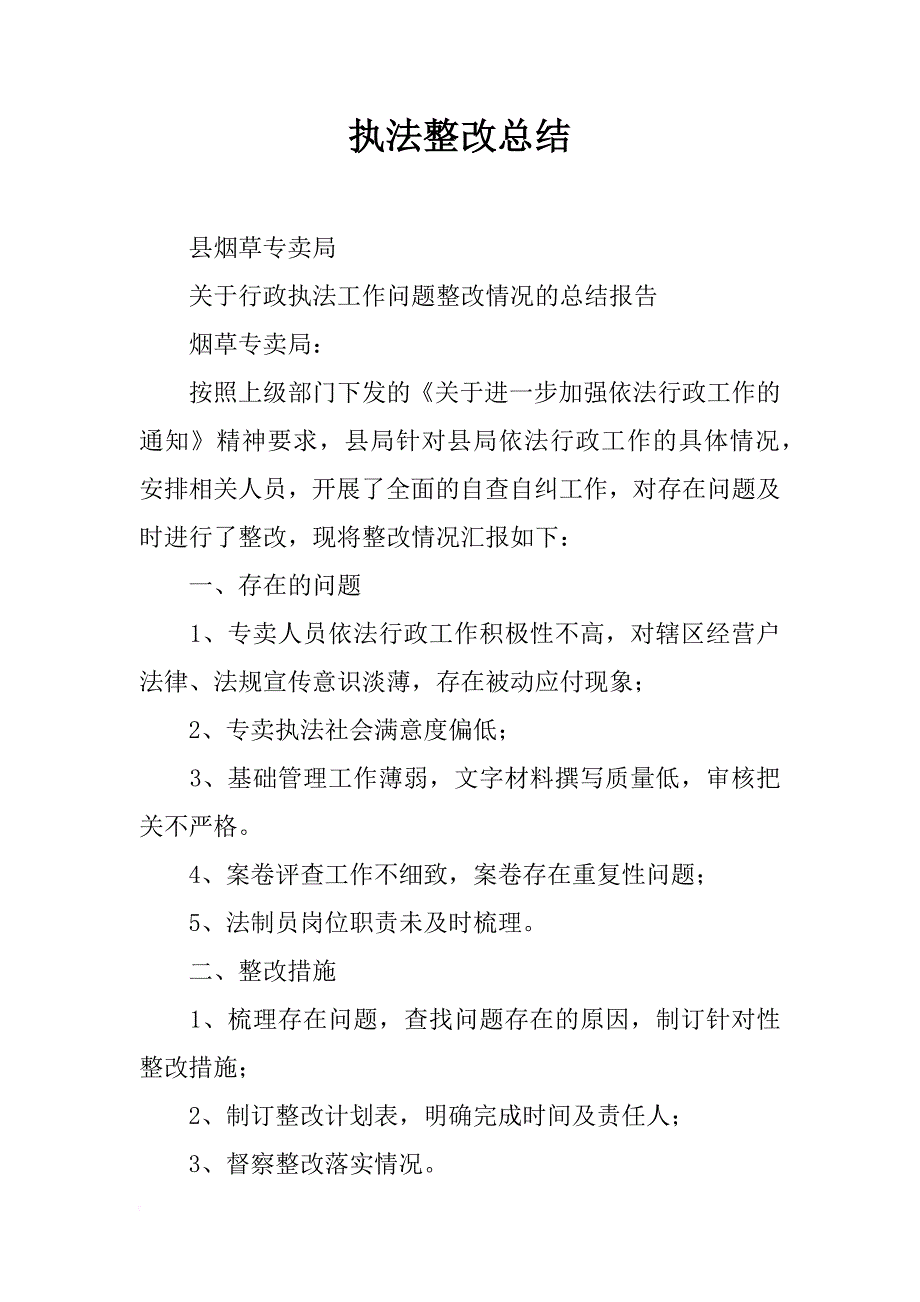 执法整改总结_第1页