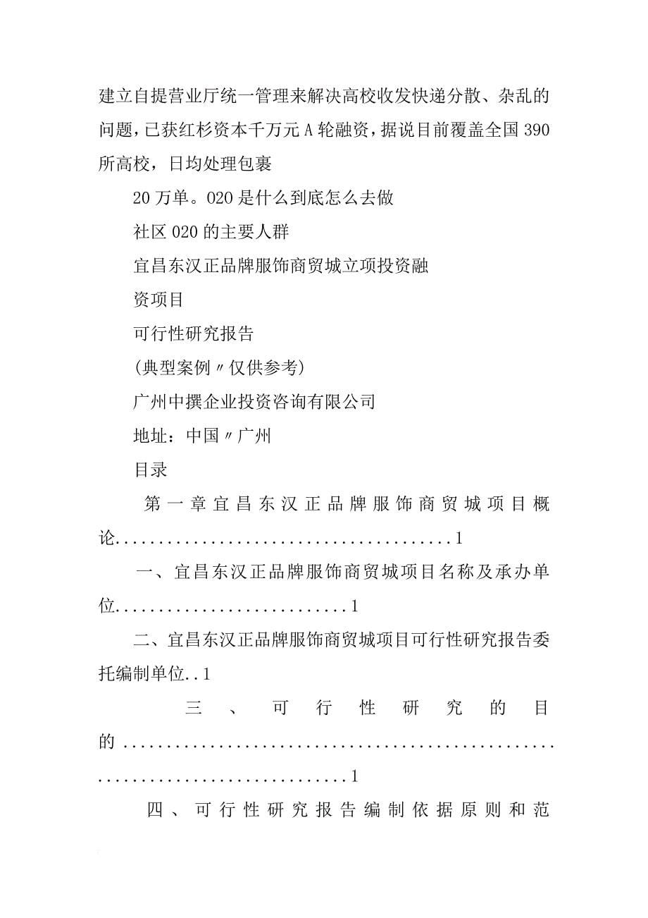 宜昌商业计划书_第5页