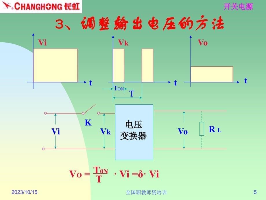 长虹培训课件：开关稳压电源_第5页