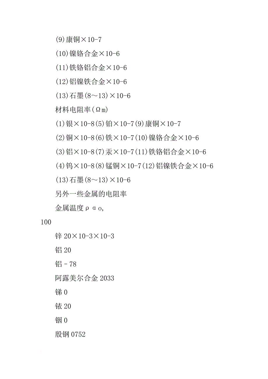 材料的电阻率_第3页