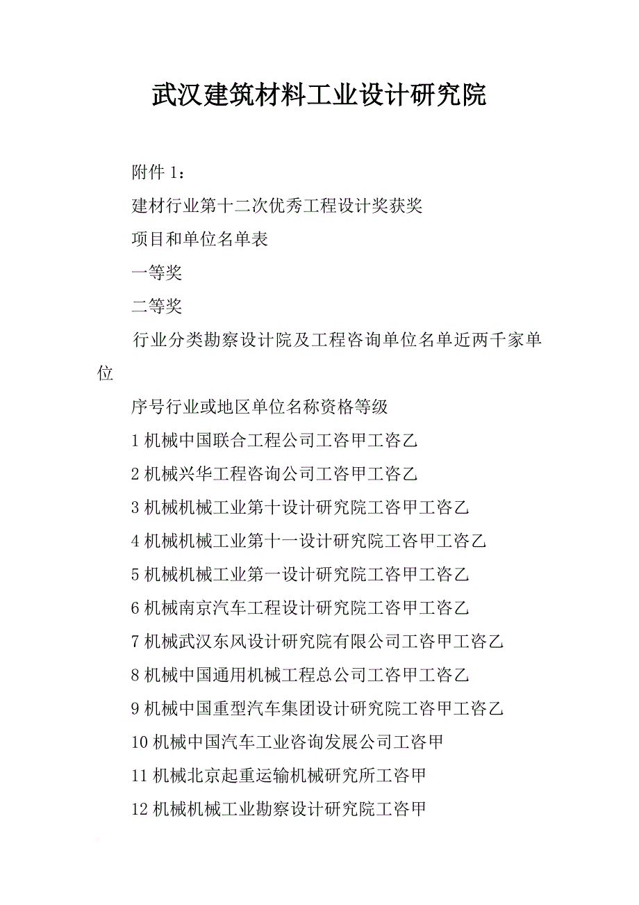 武汉建筑材料工业设计研究院_第1页