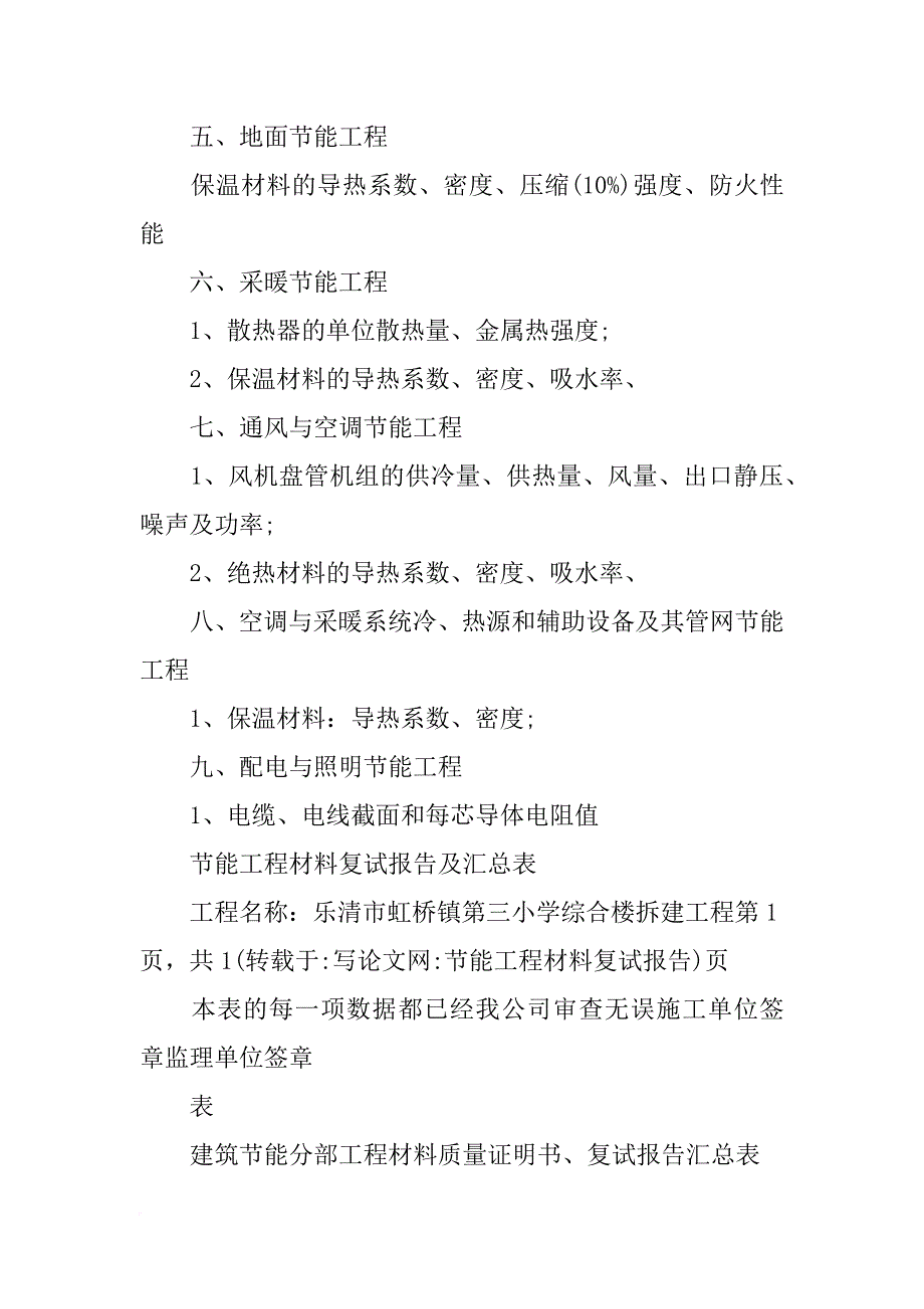 节能工程材料复试报告_第2页