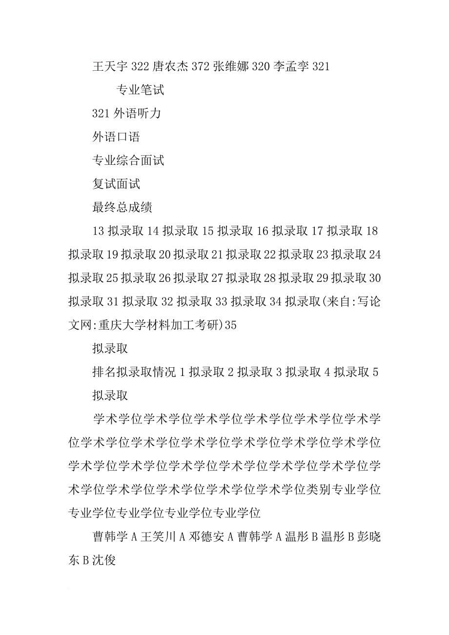 重庆大学材料加工考研_第5页