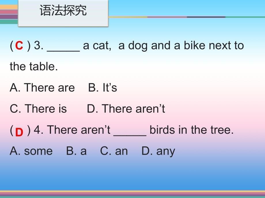 2018秋七年级英语上册 module 3 my school unit 3 language in use同步习题课件 （新版）外研版_第5页