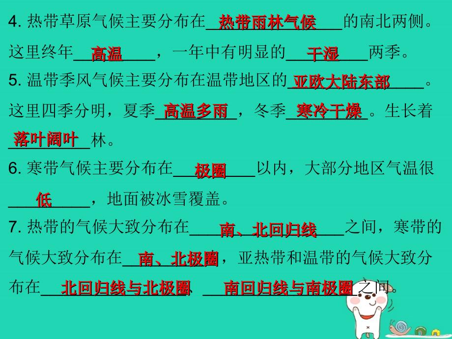 七年级地理上册 3.4世界的气候知识梳理型课件 （新版）新人教版_第4页