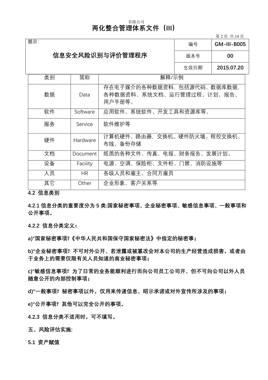 信息安全风险识别与评价管理程序_第2页