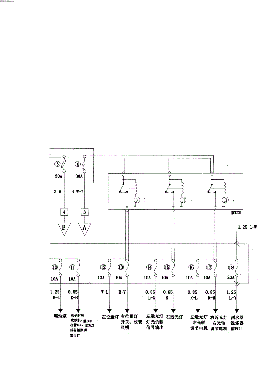 4212  哈飞赛豹电路图——原厂电源系统_第2页