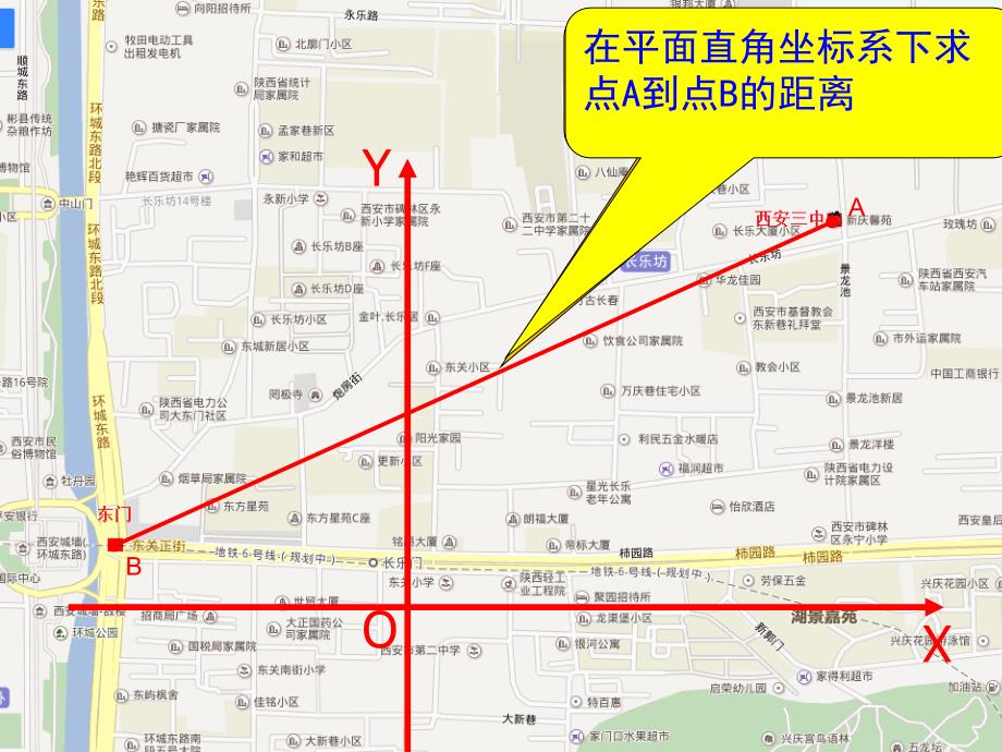 2018年高中数学 第二章 解析几何初步 2.1.5 平面直角坐标系中的距离公式课件3 北师大版必修2_第3页