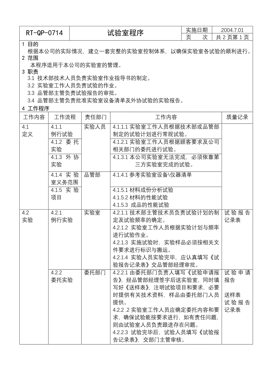 TS16949程序文件试验室程序_第1页