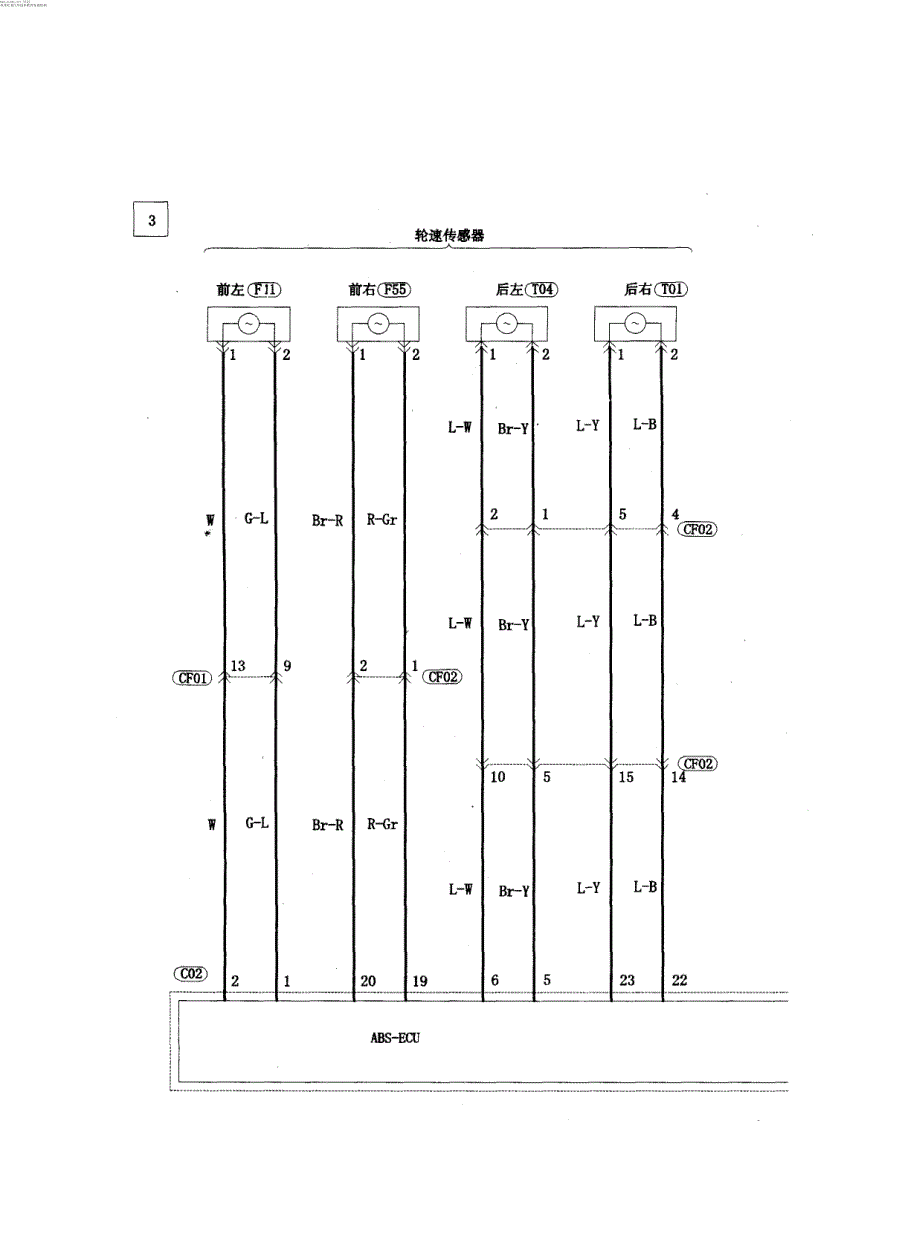 4212  哈飞赛豹电路图——原厂电子设备_第3页