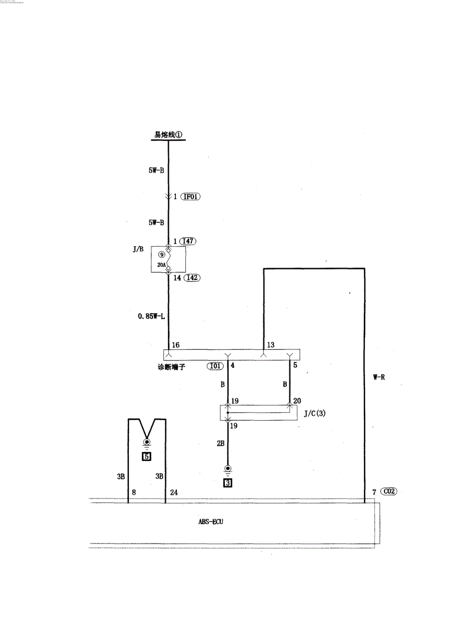 4212  哈飞赛豹电路图——原厂电子设备_第4页