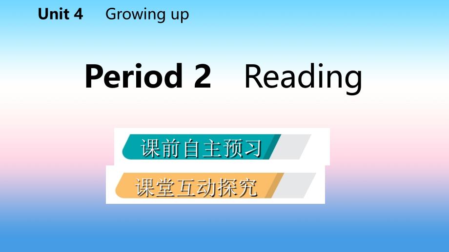 2018年秋九年级英语上册 unit 4 growing up period 2 reading导学课件 （新版）牛津版_第2页