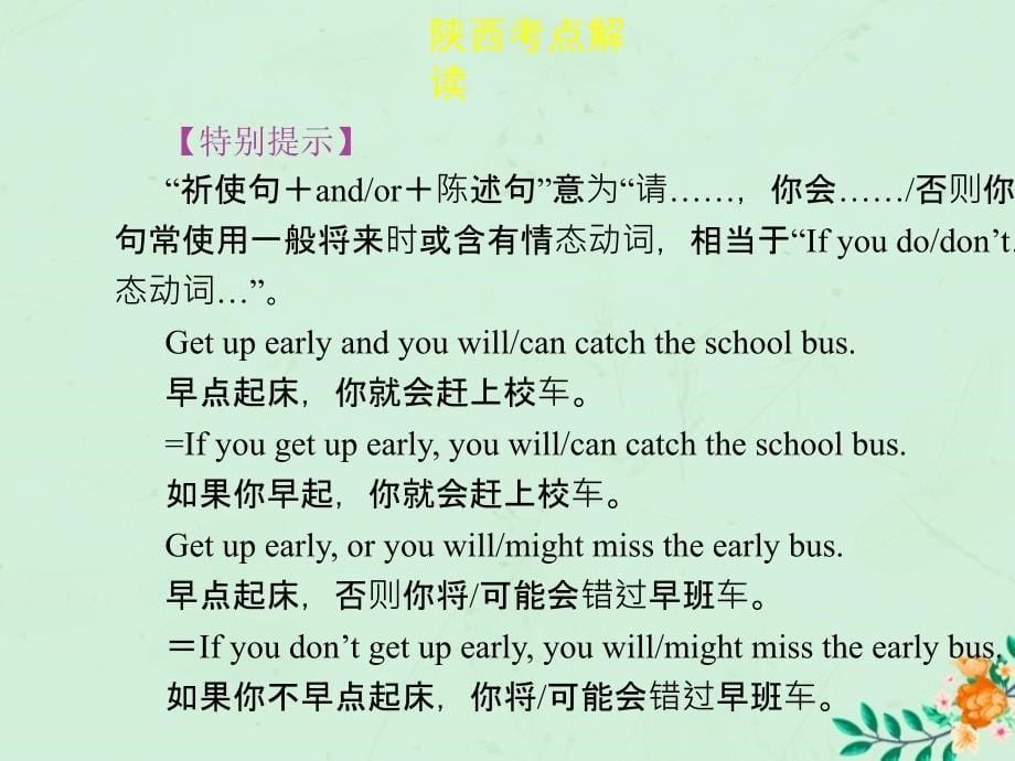 陕西省2019年中考英语总复习 专题十三 复合句课件_第5页