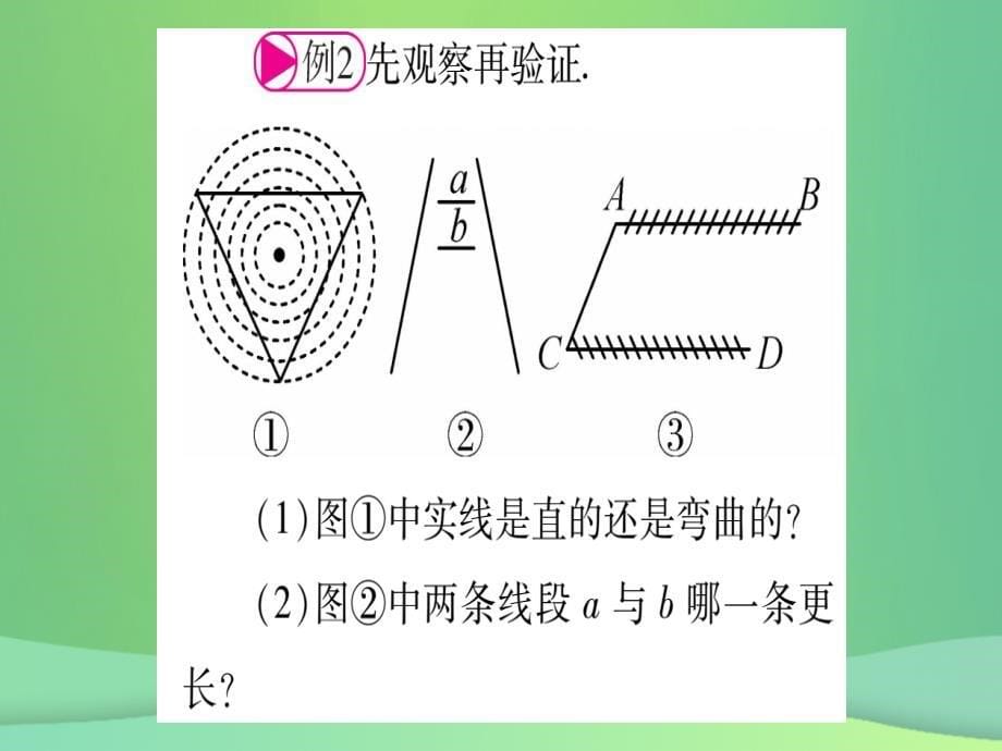 （江西专用）2018秋八年级数学上册 第7章 平行线的证明 7.1 为什么要证明作业课件 （新版）北师大版_第5页