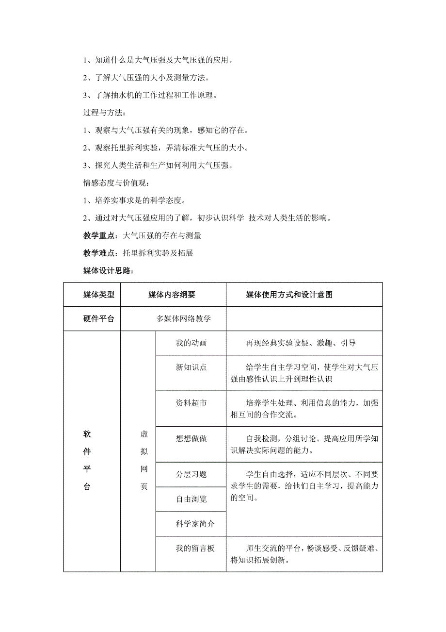 (初二物理教学设计)大气压强_第2页