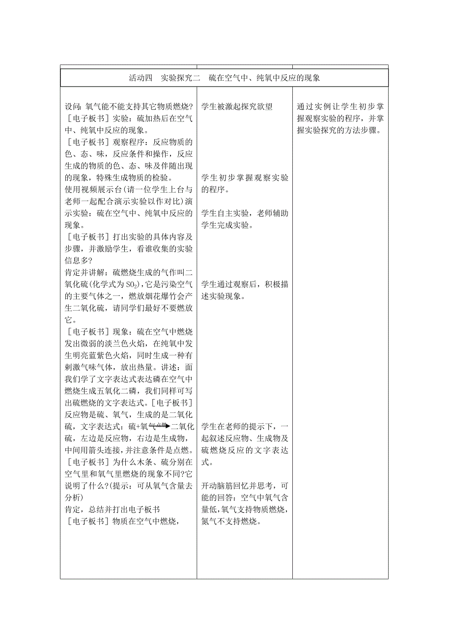 初三化学-氧气教学设计_第4页