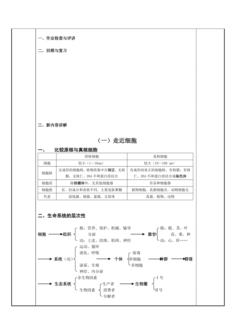 人教版高中生物模块：细胞的组成及结构教案_第2页