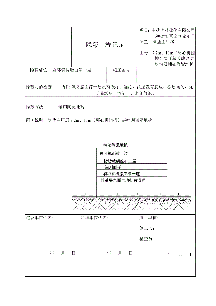 环氧玻璃钢及花岗岩 隐蔽工程记录及质量控制表_第3页