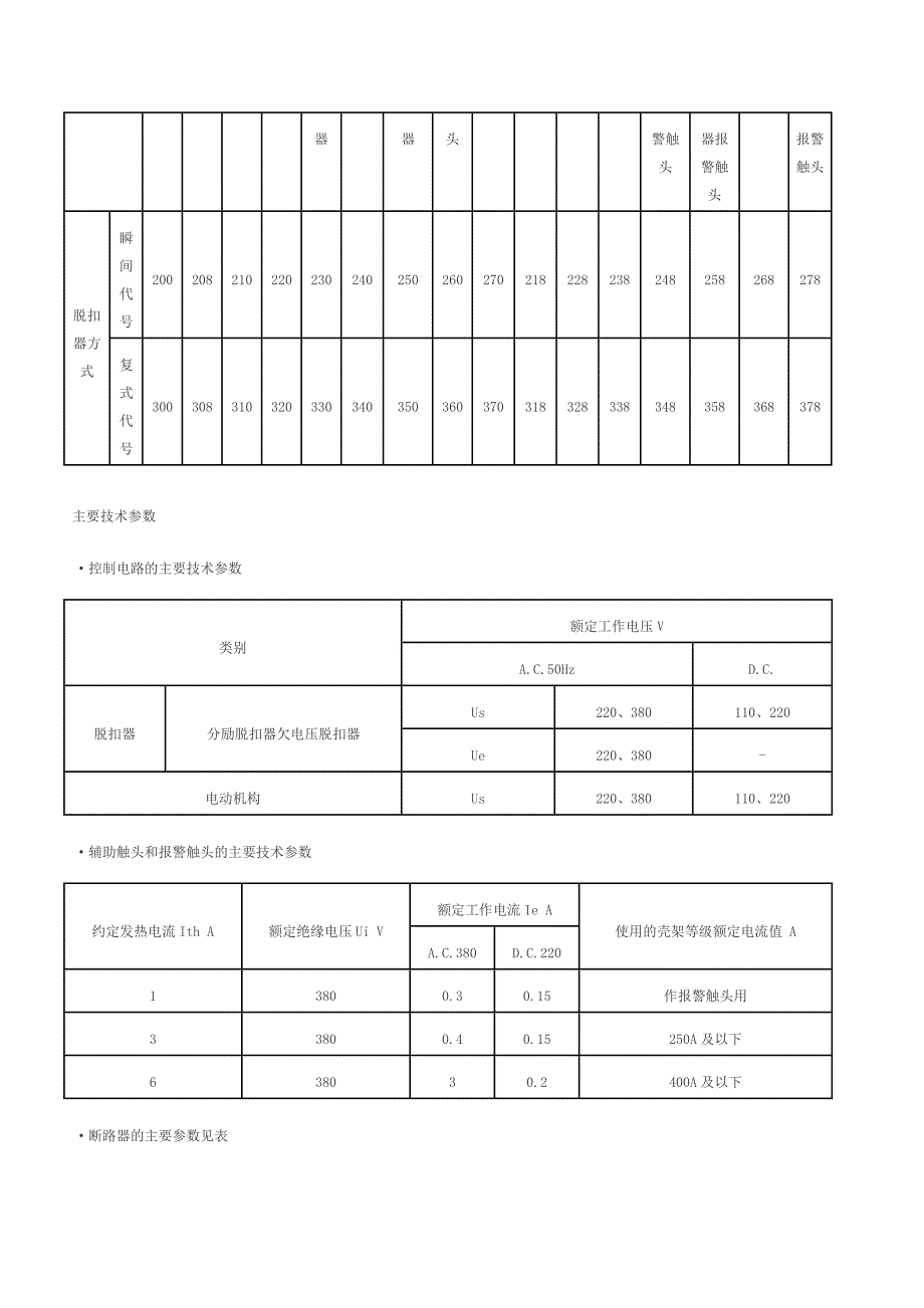 dz20系列塑料外壳式断路器_第2页