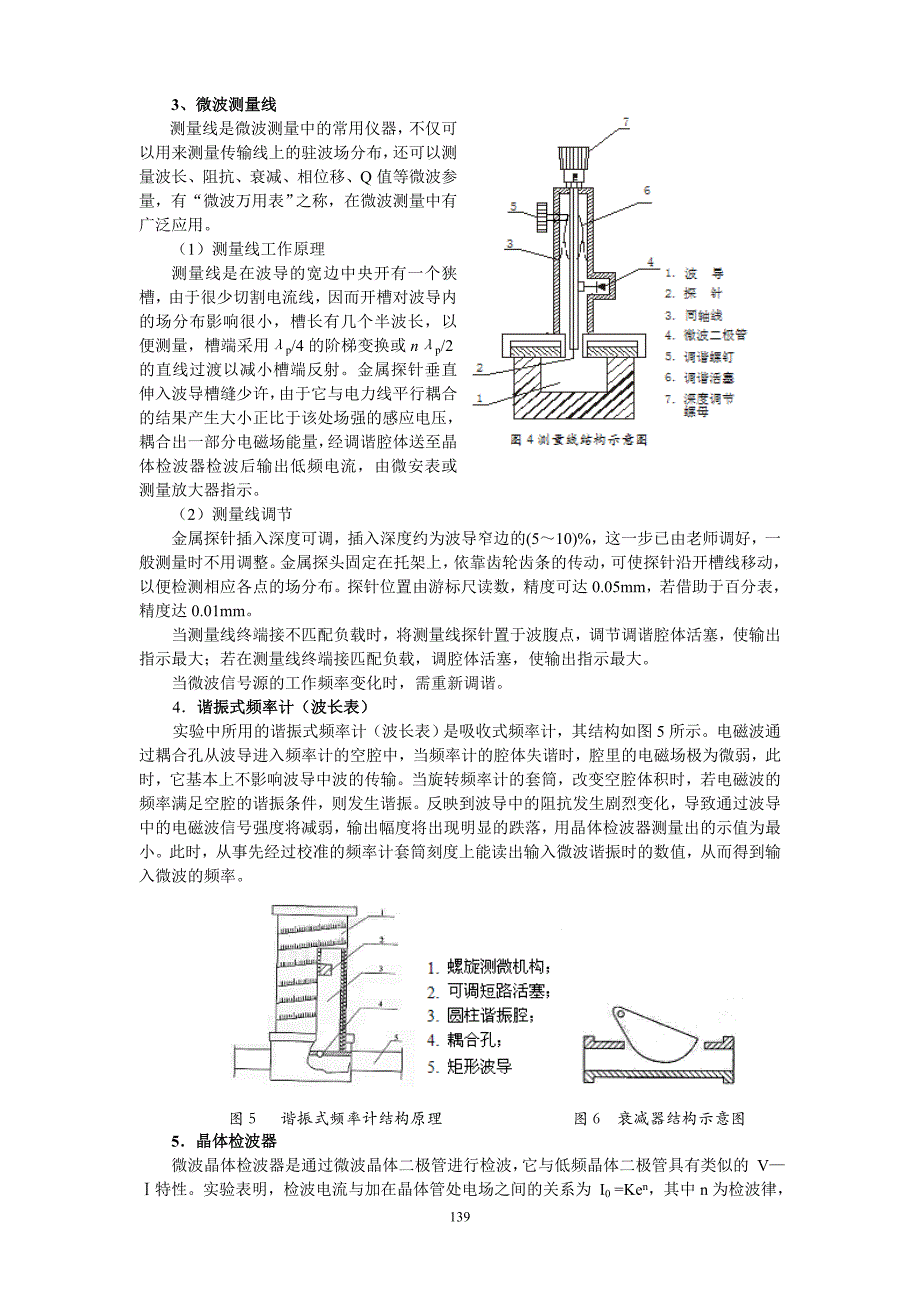 《微波技术》实验指导书(2008级用)_第4页