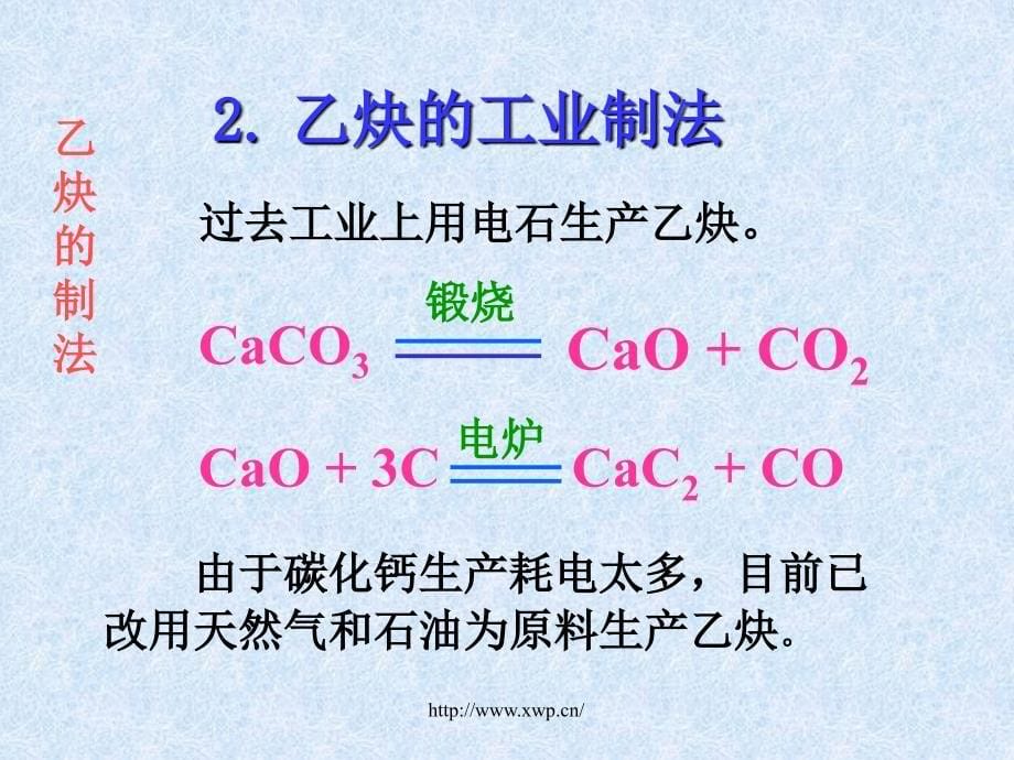 高二化学乙炔知识点  上海静安化学暑假补习班_第5页