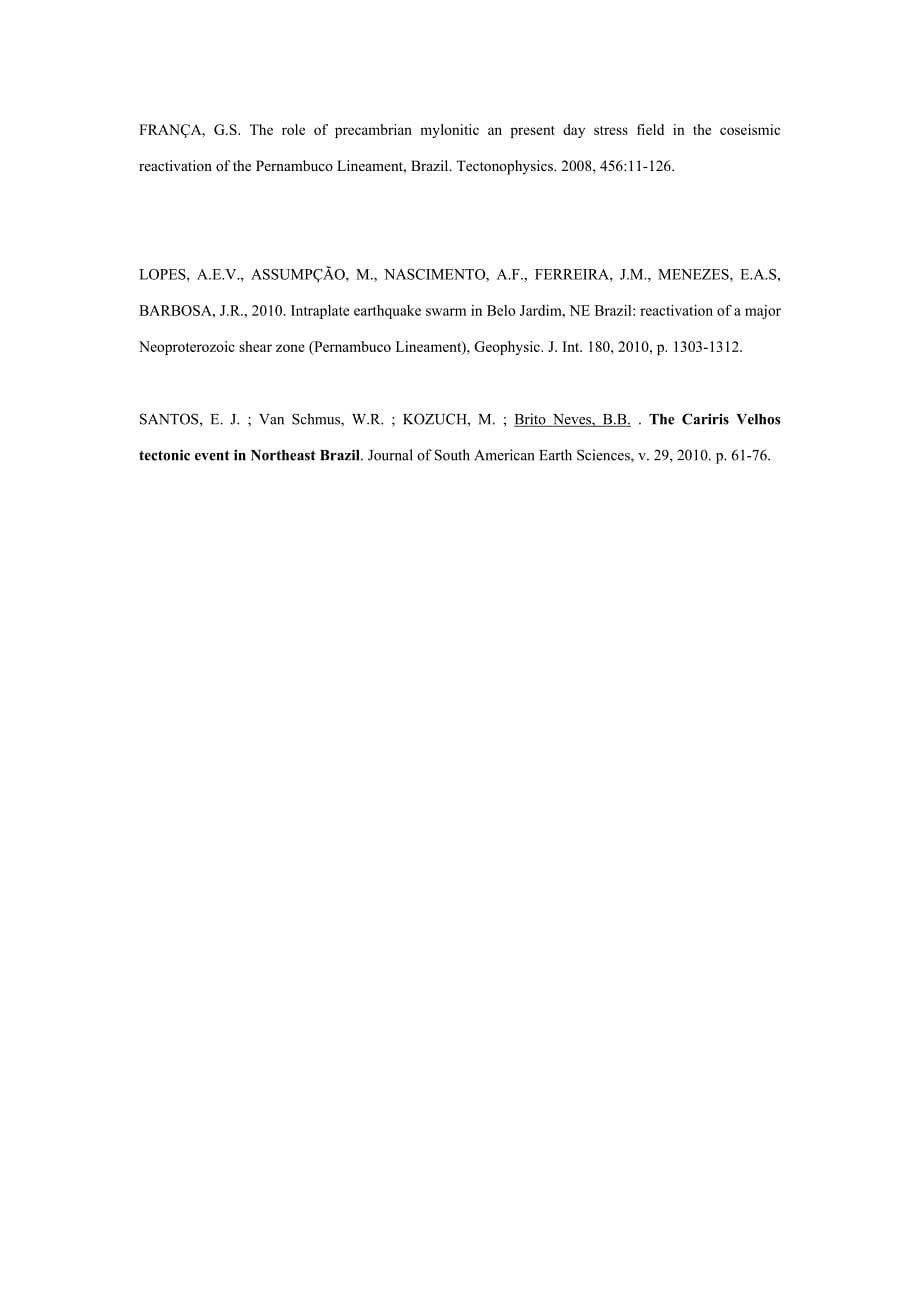 influência da zona de cisalhamento pernambuco na megageomorfologia do agreste pernambucano, provín_第5页