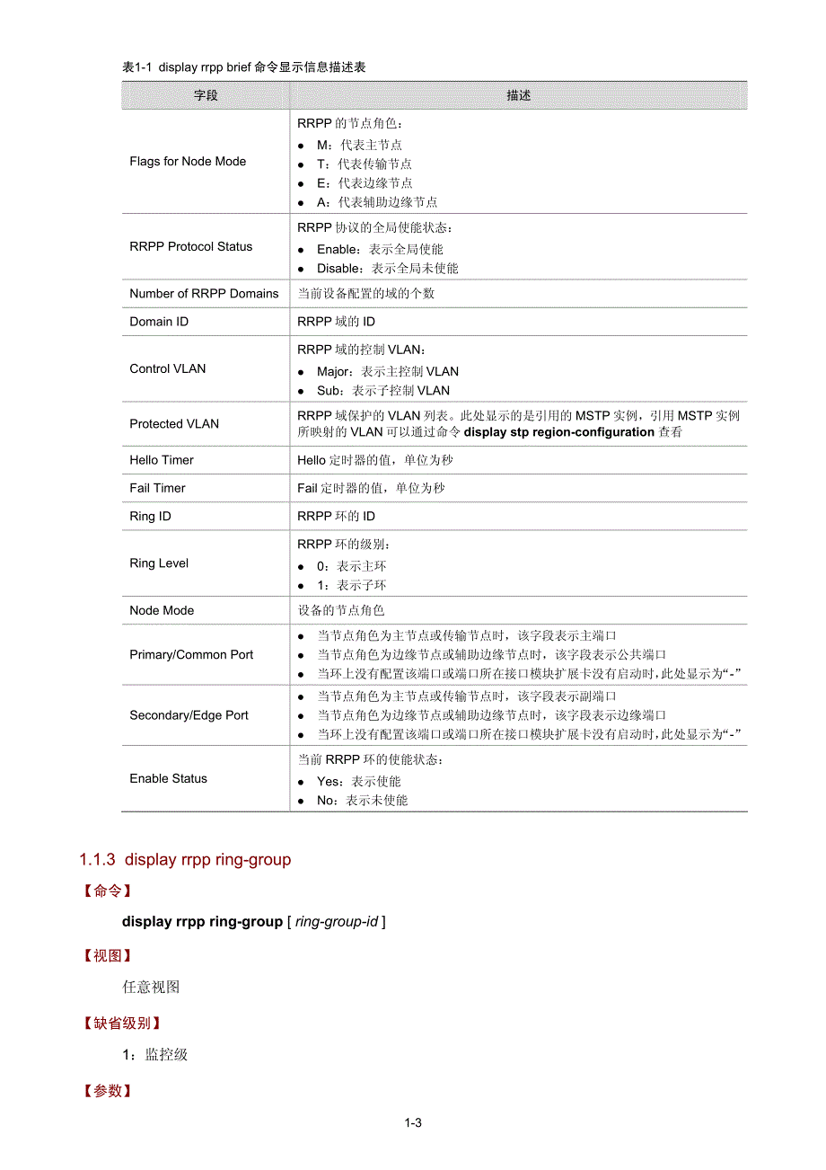 h3c s5500-si 03-rrpp命令_第4页