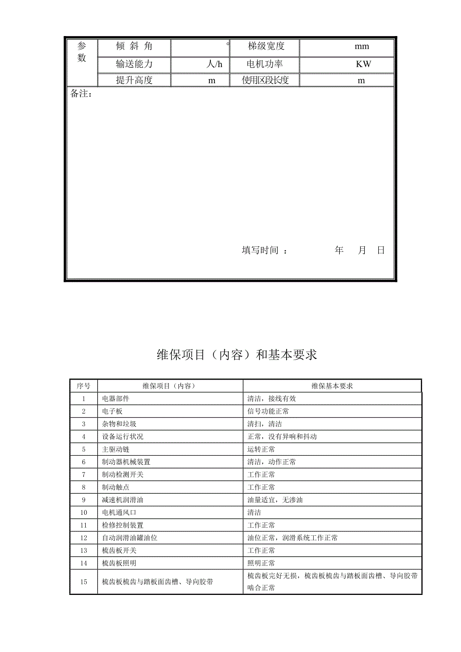 scf 4503-sy-form2 自动扶梯维保记录_第4页