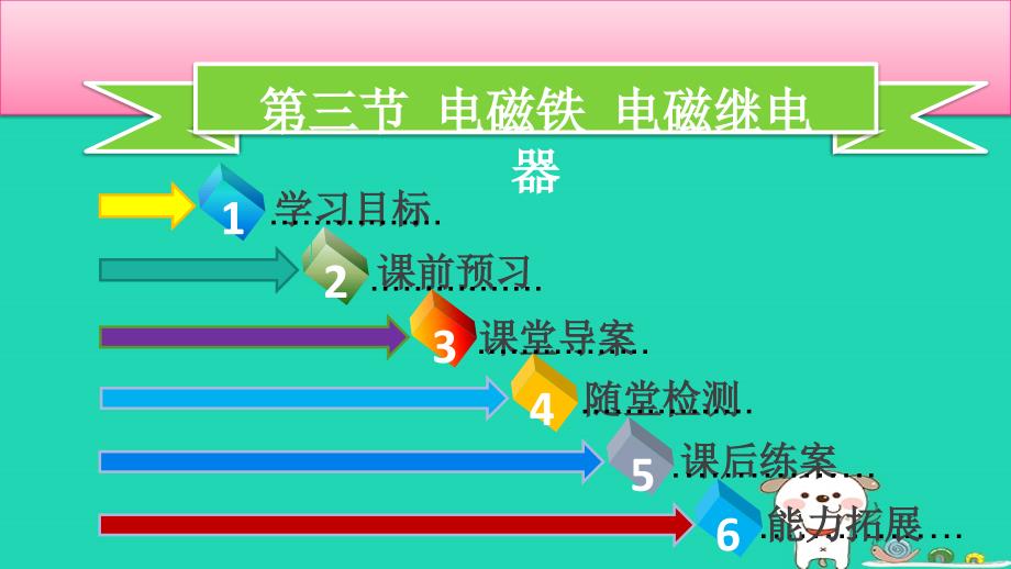 九年级物理全册 第二十章 第三节 电磁铁 电磁继电器习题课件 （新版）新人教版_第2页