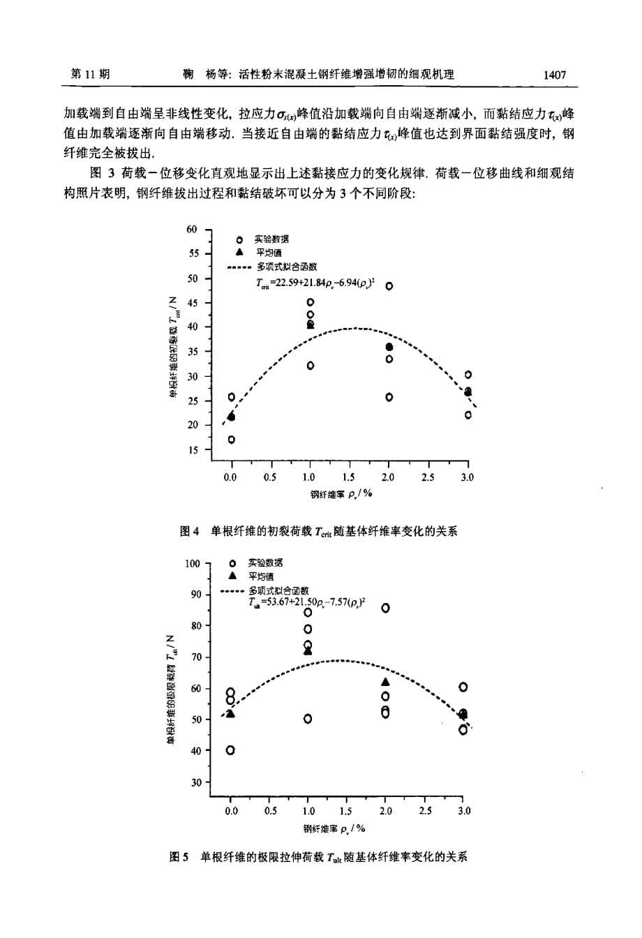 粉末混凝土钢纤维增强增韧的细观机理_第5页