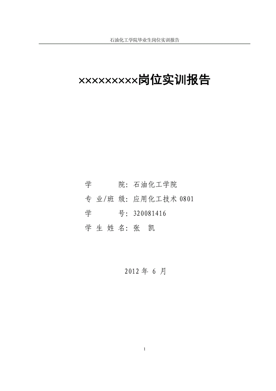 大学生实训报告规范及模板_第2页