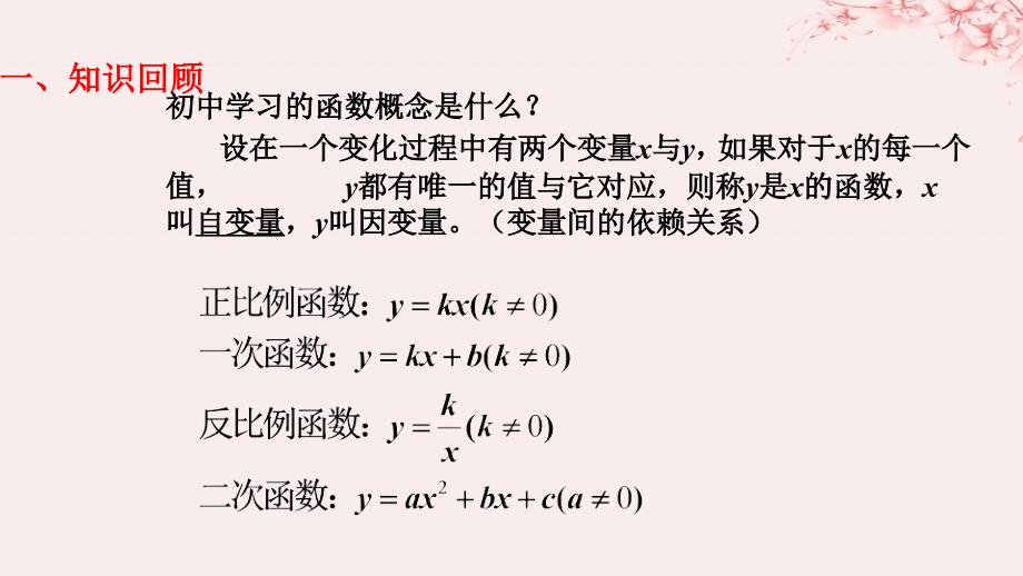 2019高考数学总复习 第一章 集合与函数概念 1.2.1 函数的概念（第一课时）课件 新人教a版必修1_第2页