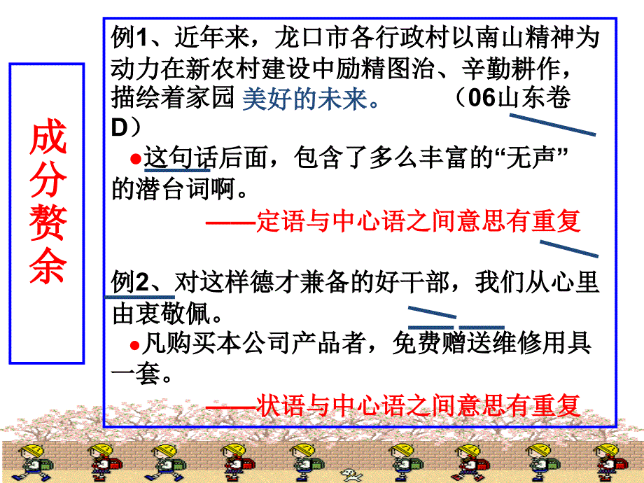 辨析病句四成分赘余、结构混乱_第2页