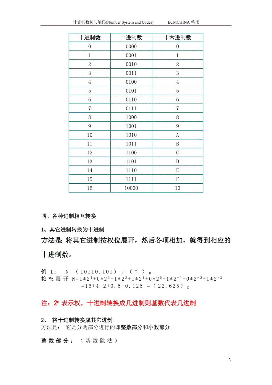 数制与编码(number system and codes)_第3页