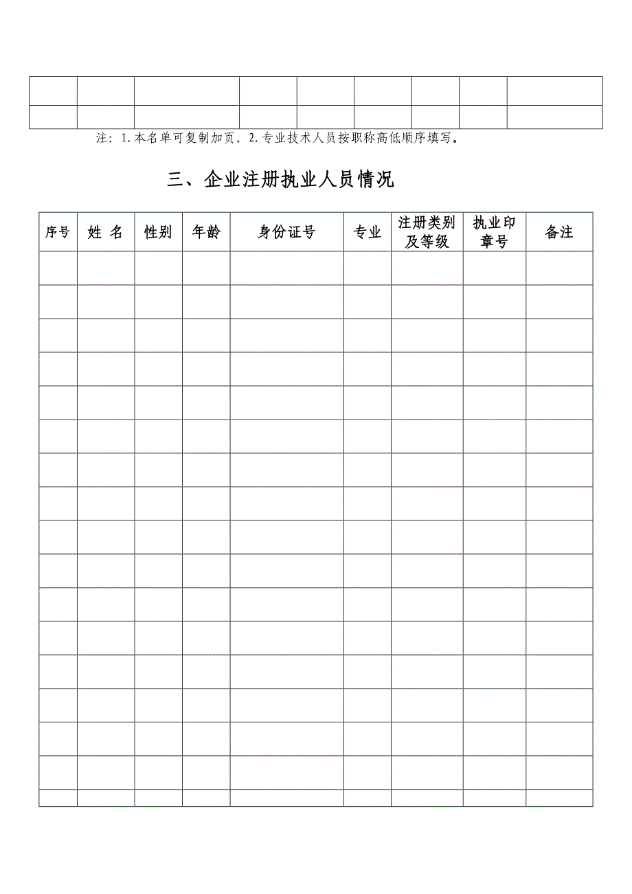 建筑事项流程之 建筑业企业基本信息核查表_第4页