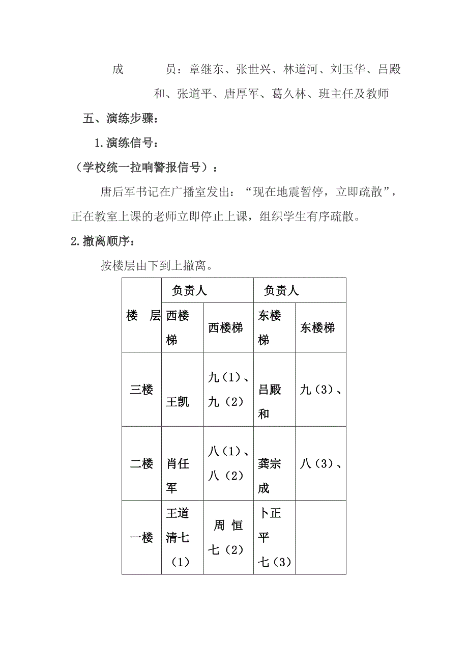 2013紧急疏散演练方案_第2页