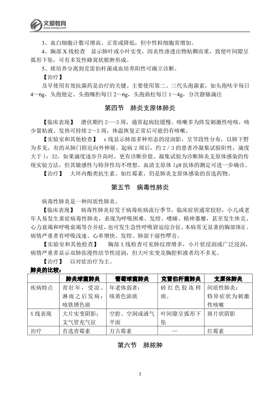 2011文都考研西综强化班内科学讲义_第3页