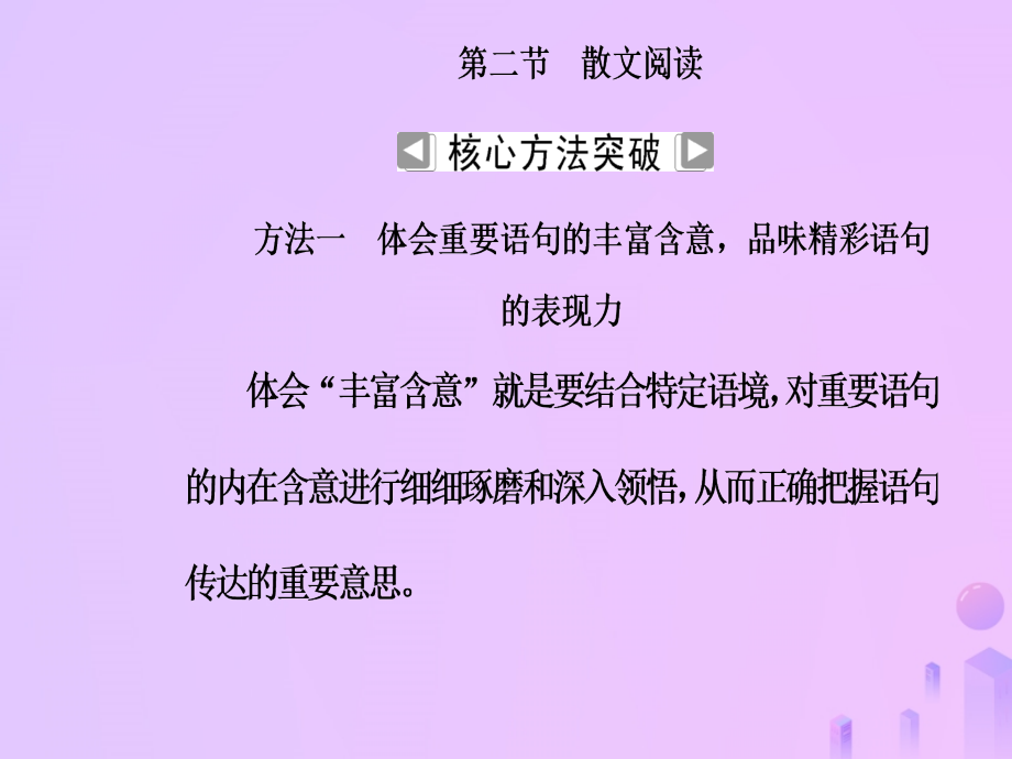 2019高考语文一轮复习 板块三 现代文阅读 专题十三 文学类文本阅读 第2节 散文阅读课件_第3页