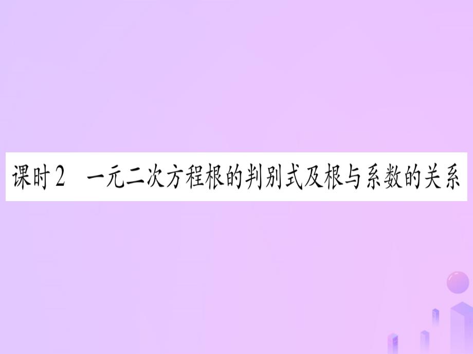 （云南专用）2019中考数学 第一轮 考点系统复习 第2章 方程（组）与不等式（组）第2节 一元二次方程及其应用 课时2作业课件_第1页