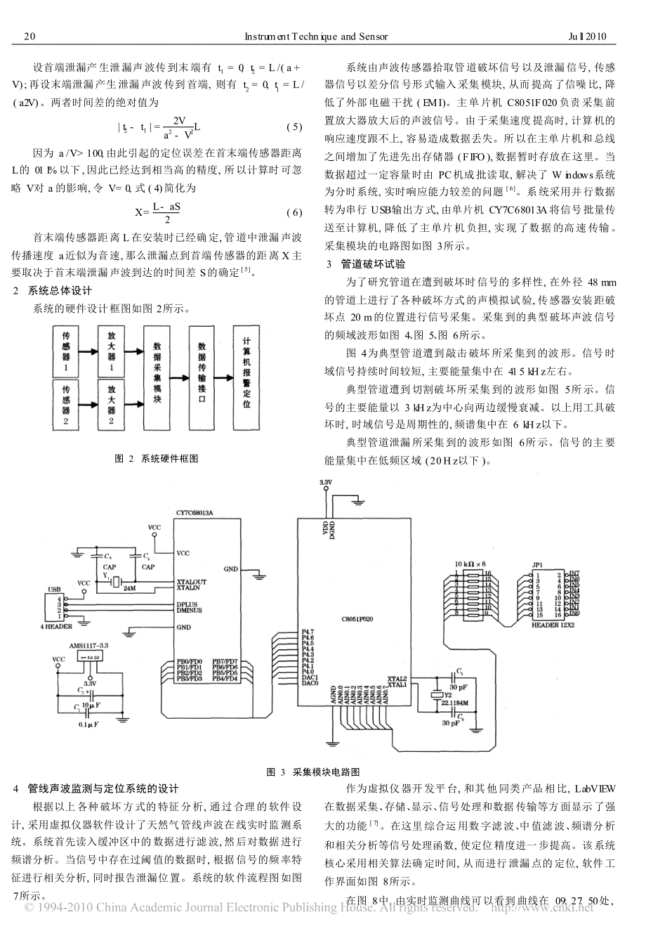 基于虚拟仪器的天然气管线泄漏声波监测与定位系统_第2页