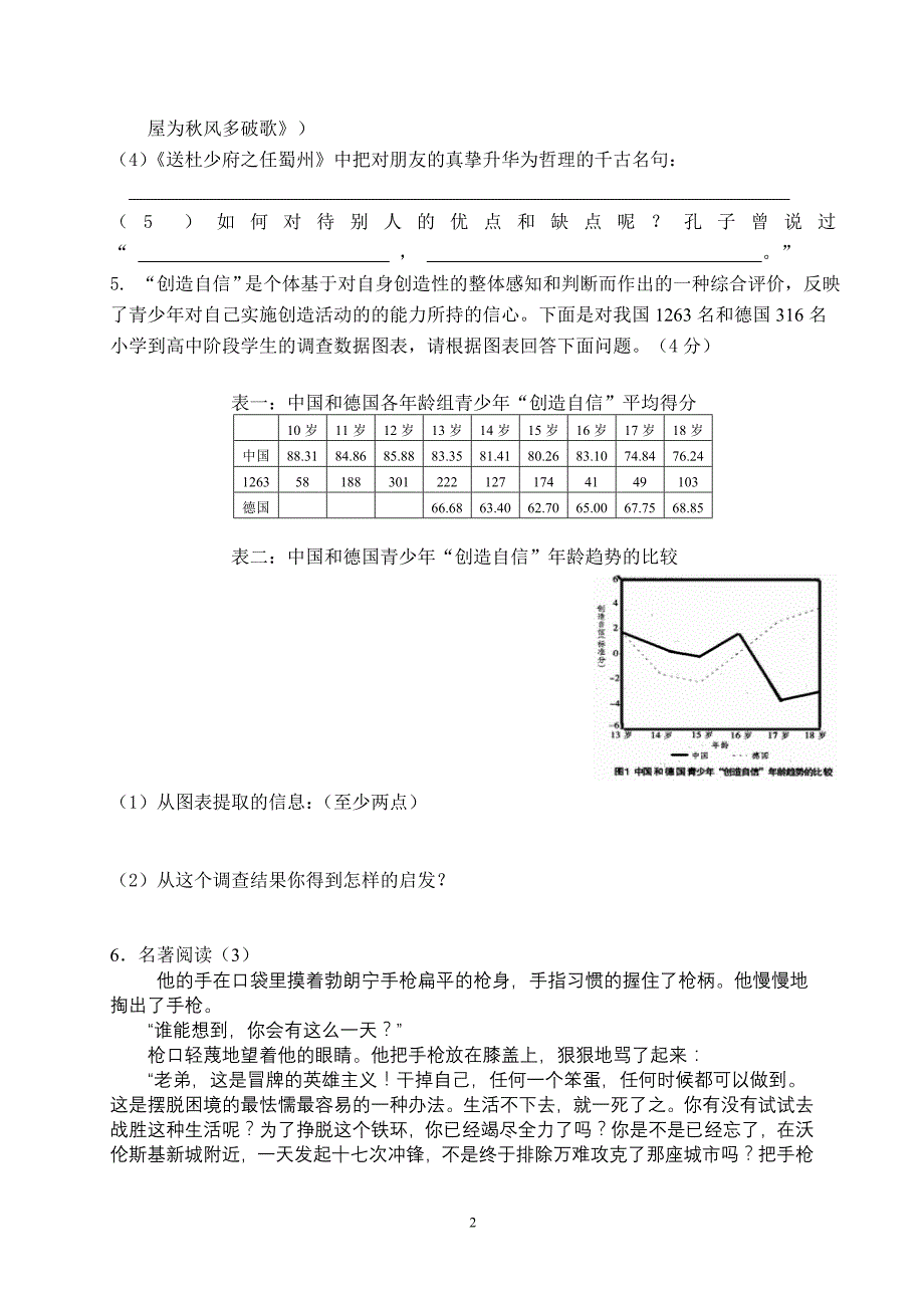 广阳区2009年中考语文统练二_第2页