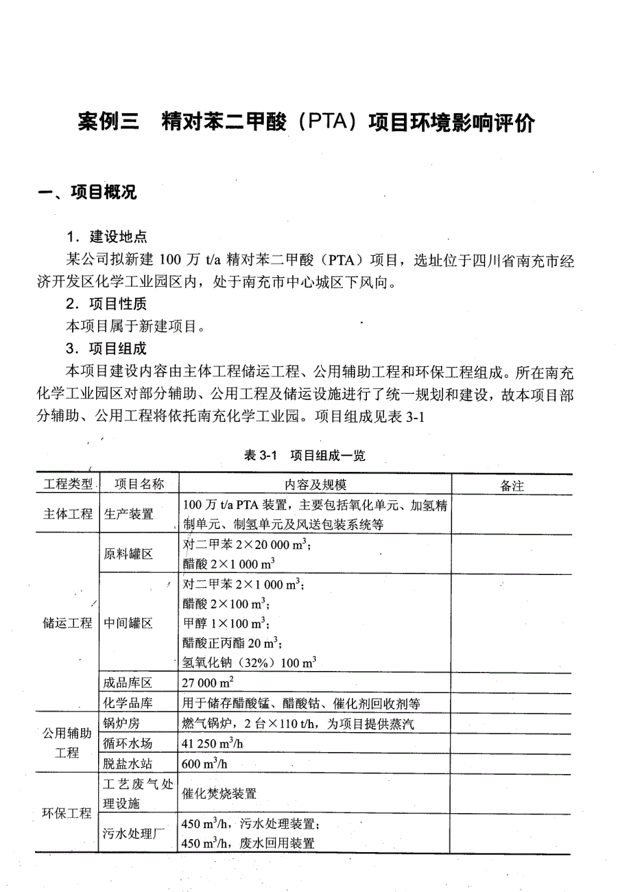 精对苯二甲酸（PTA）项目环境影响评价_第1页