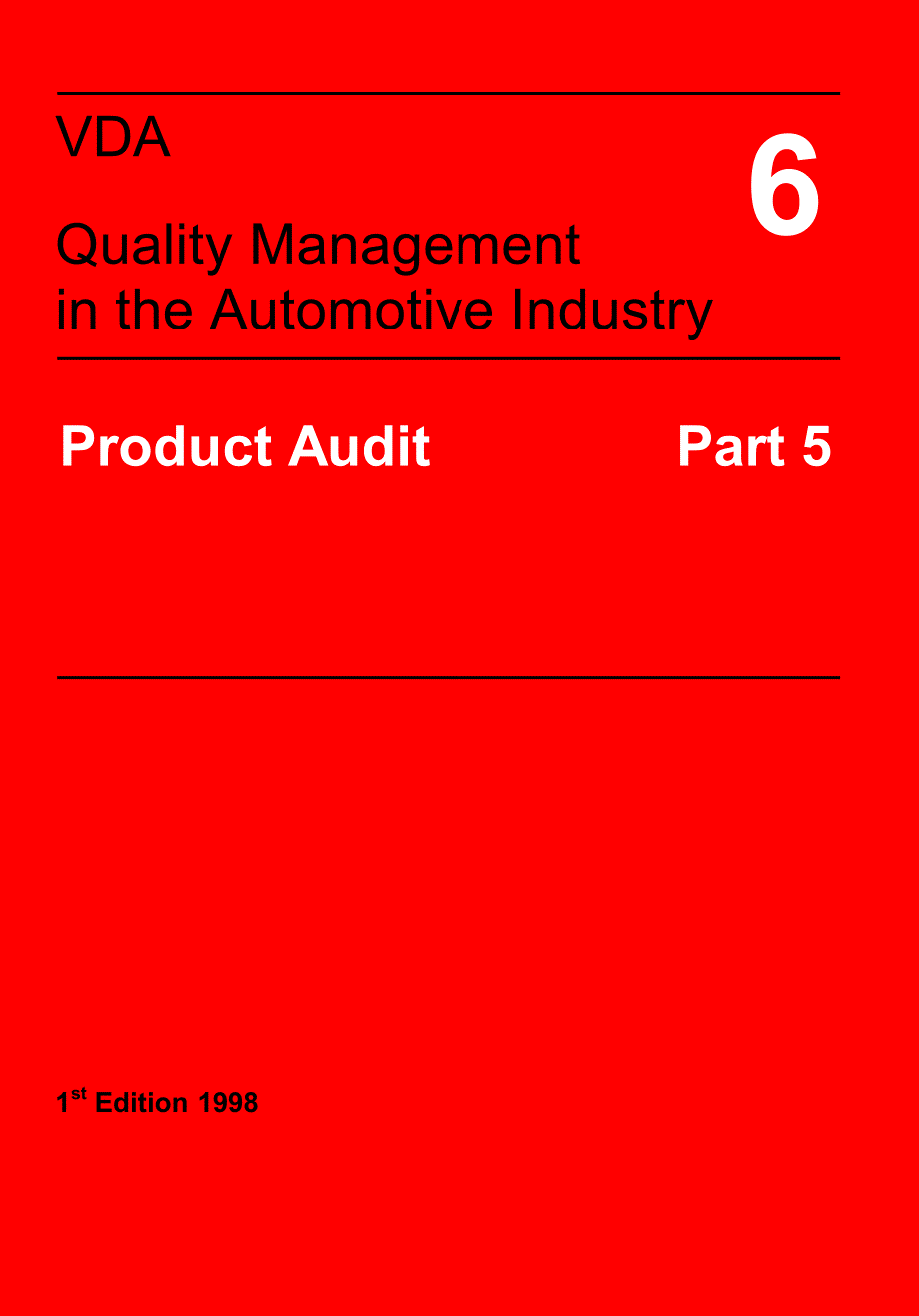 德国汽车工业质量标准VDA 6.5_en_第1页