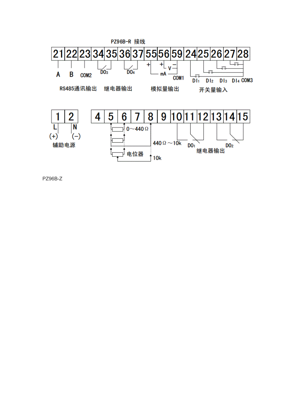 PZ96B系列数显控制仪表（安科瑞 王琪）_第4页