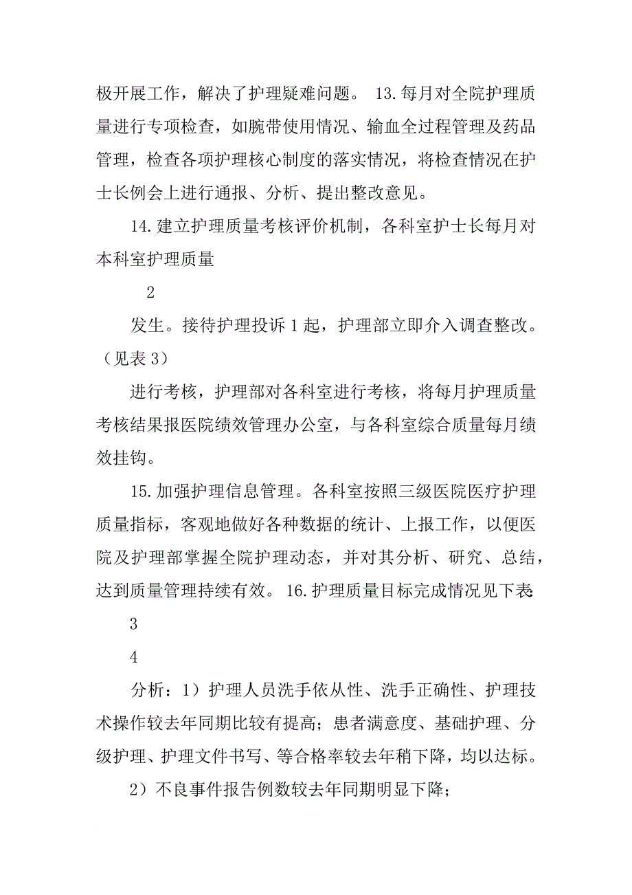 护理质量管理委员会工作总结_第4页