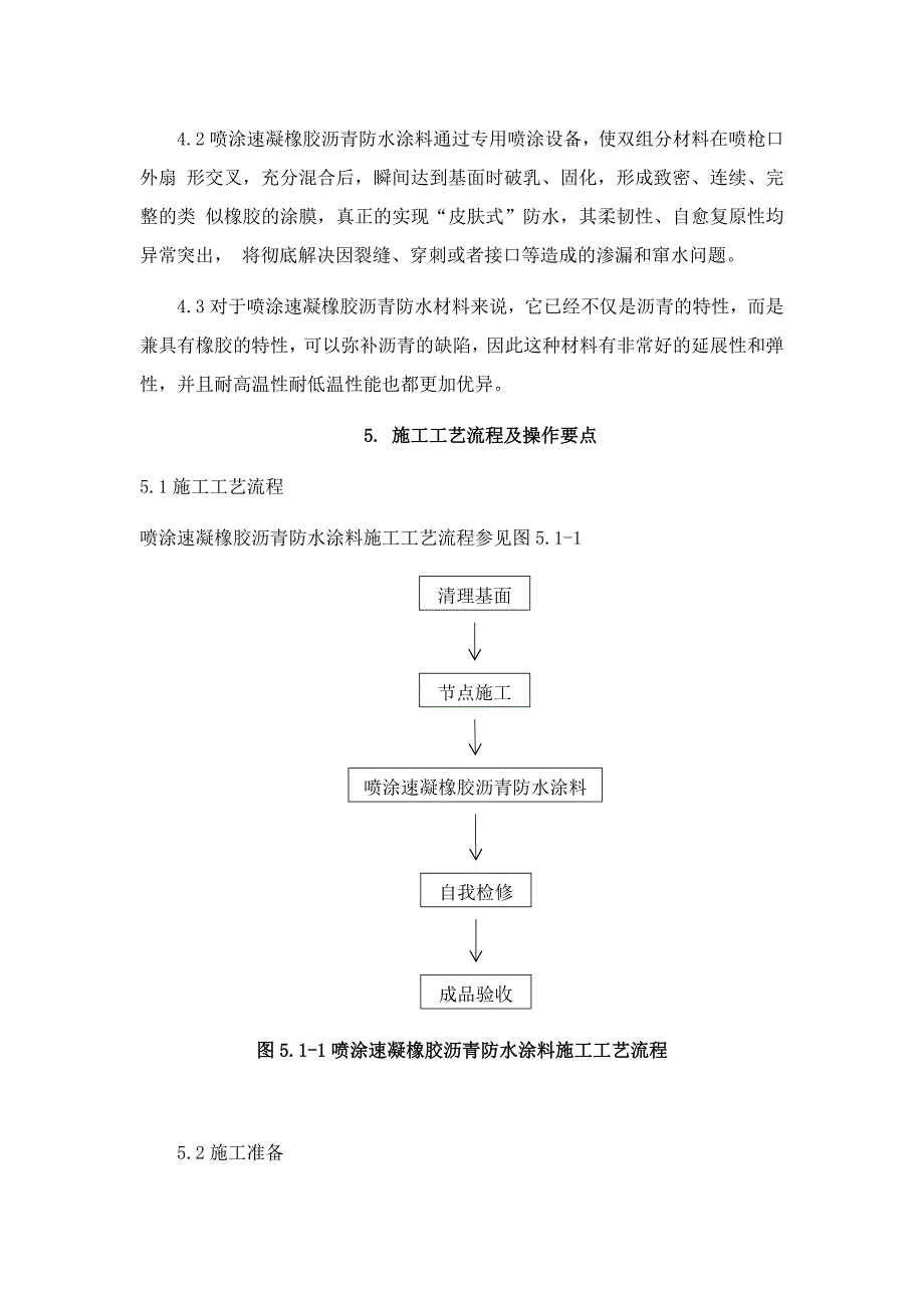 喷涂速凝橡胶沥青防水涂料施工工法_第3页